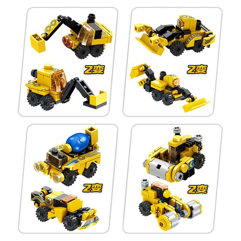 Panlos 573 Pcs Robot 12In1 Building Toys