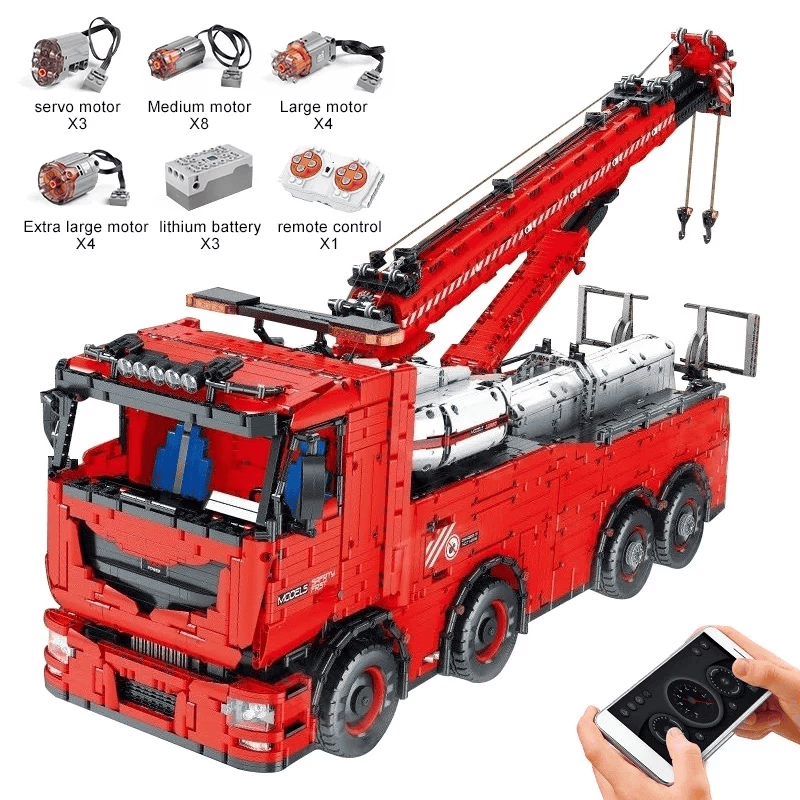 Mould King 19008 Tow Truck Block Kits Model