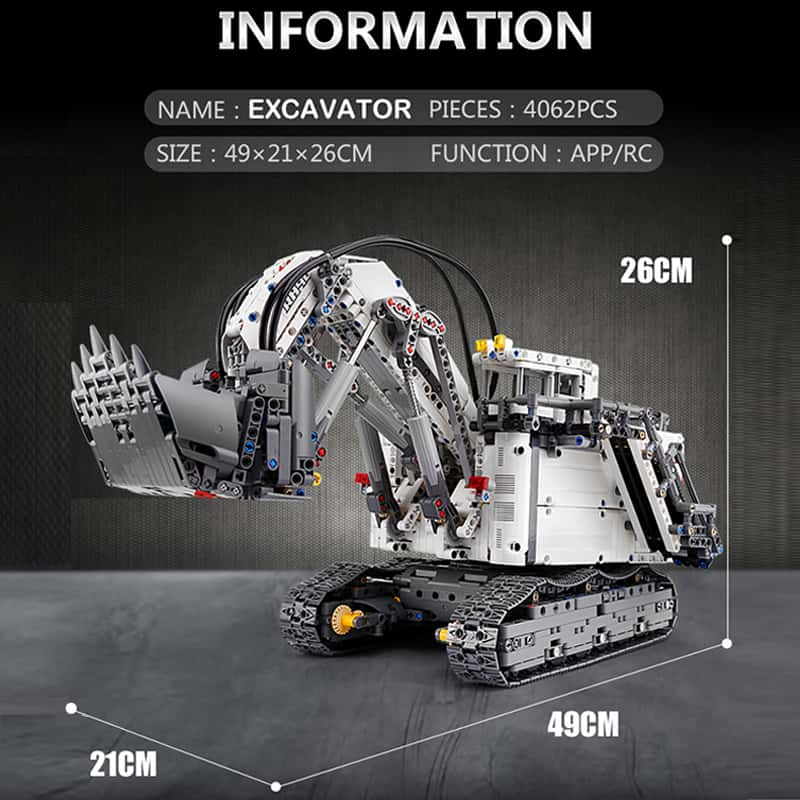 Mould King 13130 Terex Rh400 Mining Excavator