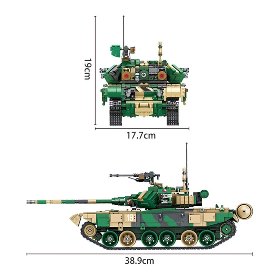 Panlos 632005 T-90 Main Battle Tanks Brick Toys