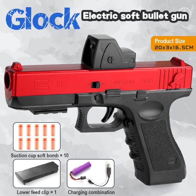 Toy Gun with Jump Mag, Soft Bullets Toys Foam Blaster