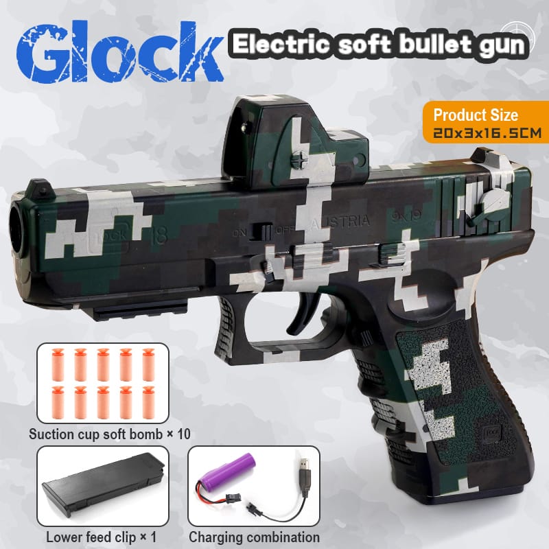 Toy Gun with Jump Mag, Soft Bullets Toys Foam Blaster