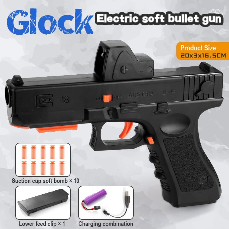 Toy Gun with Jump Mag, Soft Bullets Toys Foam Blaster