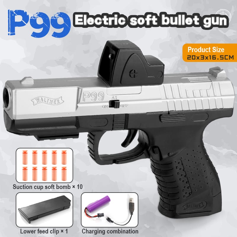 Toy Gun with Jump Mag, Soft Bullets Toys Foam Blaster