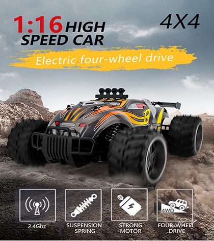 Detailed Scale RC Monster Car Body