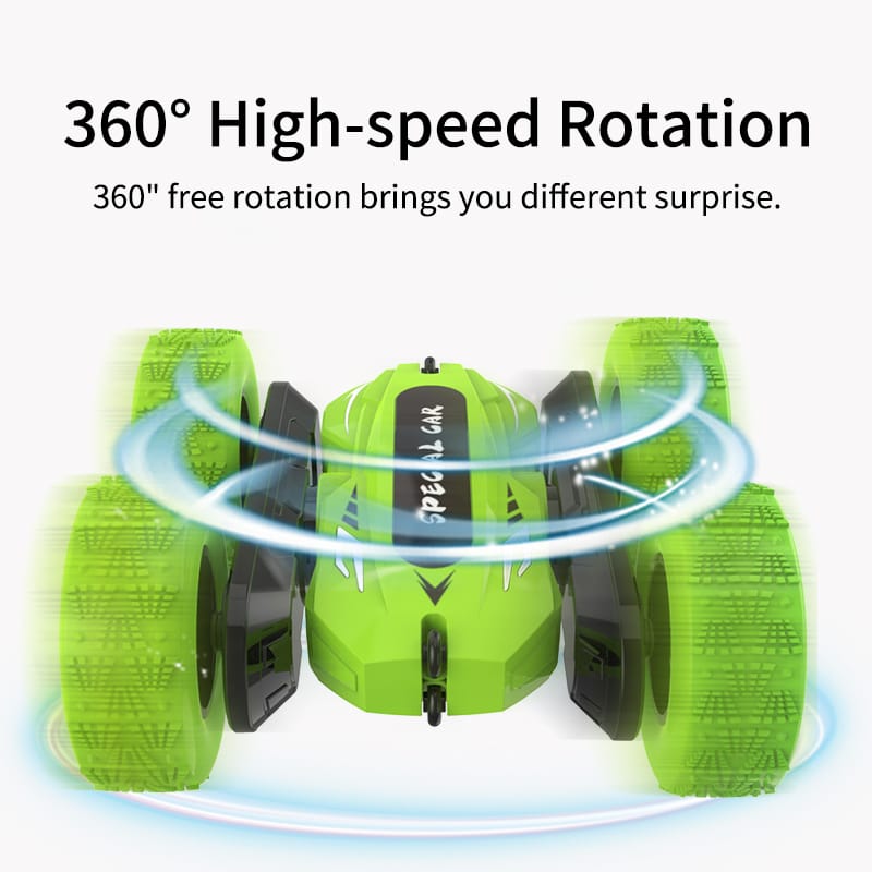 Factory Wholesale JJRC Q95 2 In 1 2.4G Remote Control Stunt Car 360 Degrees Twist Car