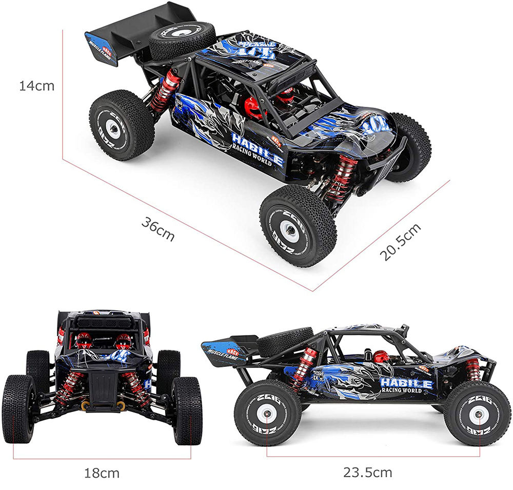 WLtoys 124016 1/12 RC Car Brushless Motor Remote Control Drift Car