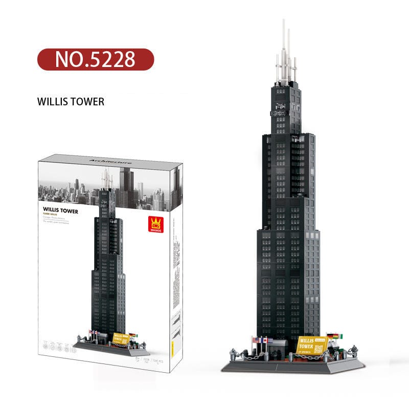 Wange 5228 Willis Tower Building Block Set