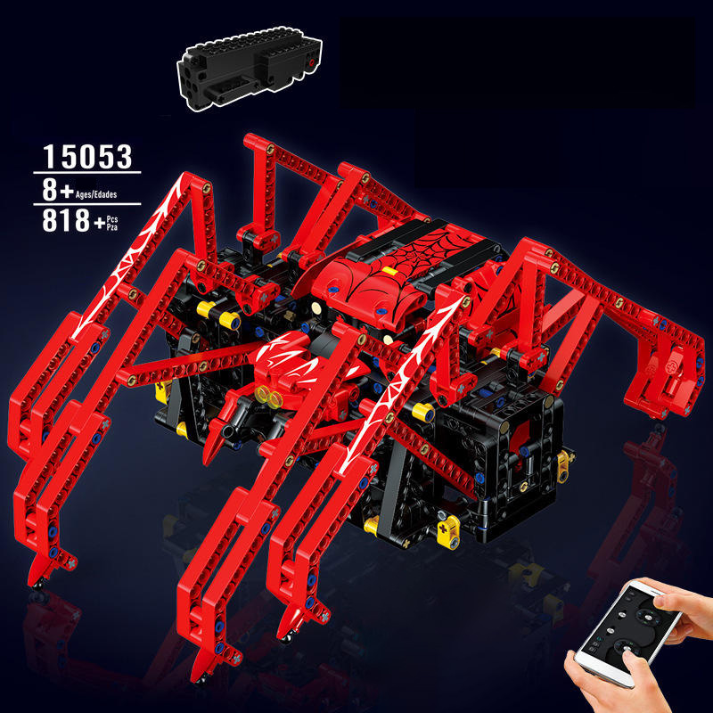 Mould King 15053 Red Spider Remote Control Building Blocks Set