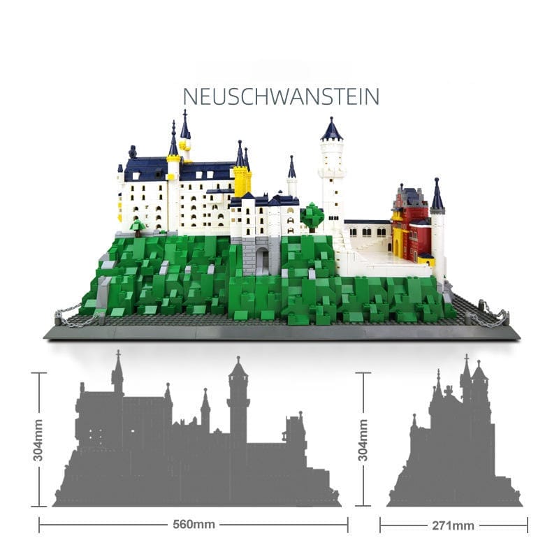 Wange 6226 Modular Building Schloss Neuschwanstein Moc