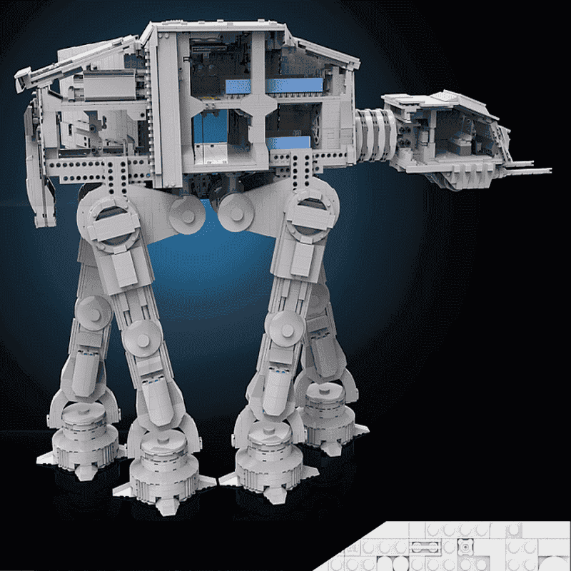 Mould King 21015 Minifig Scale At-At W/ Interior