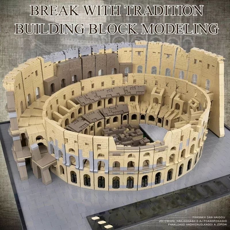 Moc-49020 Mould King 22002 The Colosseum