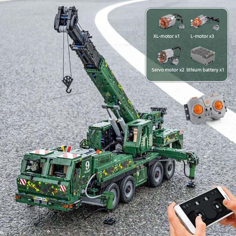 Mould King 20009 Armored Recovery Crane G-Bkf Toys