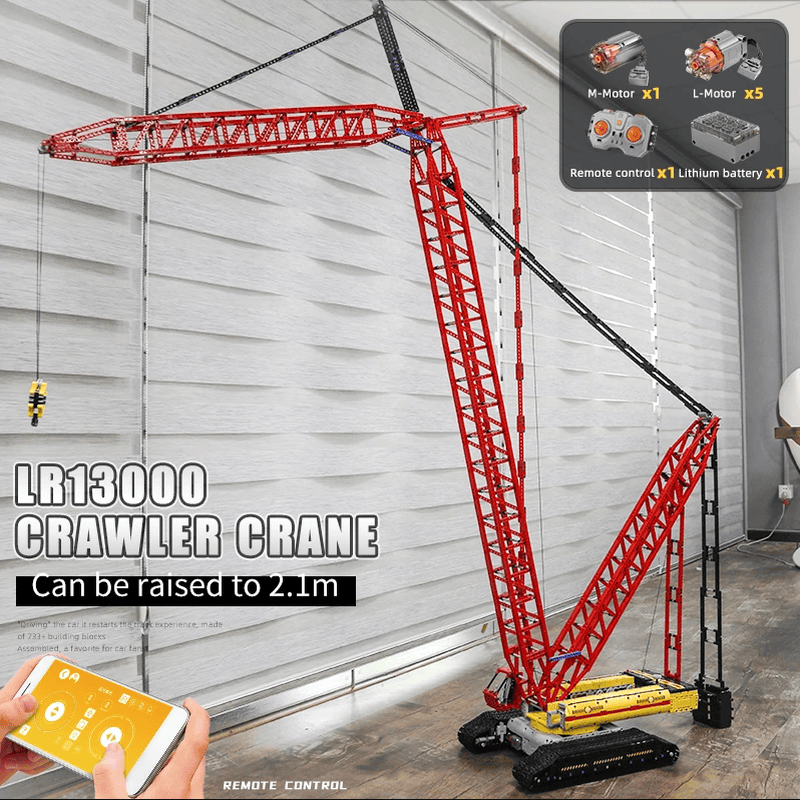 Mould King 17015 Crawler Crane Liebherr Lr13000 Toys