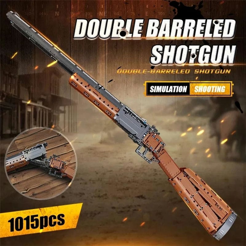 Mould King 14016 Double-Barreled Shotgun Model