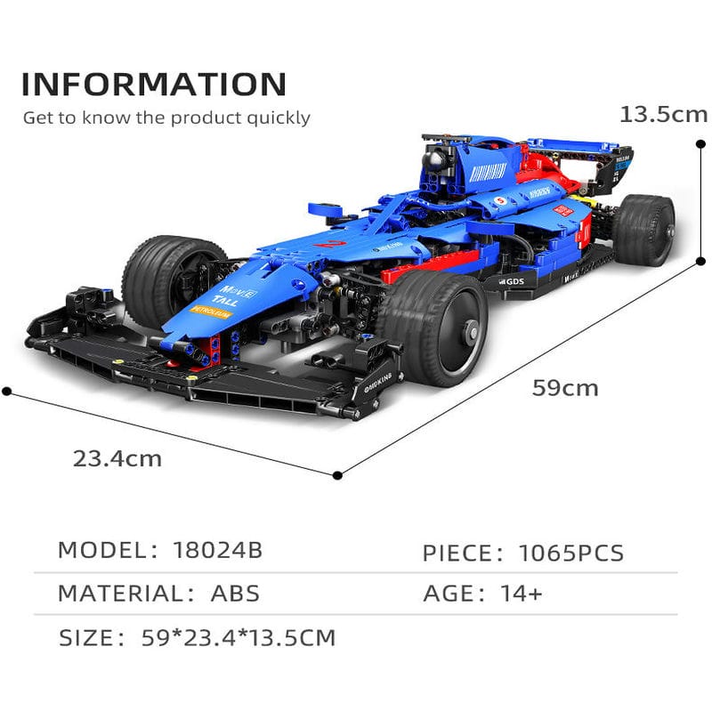 Mould King 18024A Formula 1 Technical Car