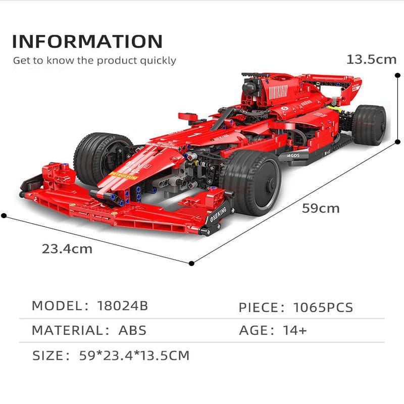 Mould King 18024A Formula 1 Technical Car