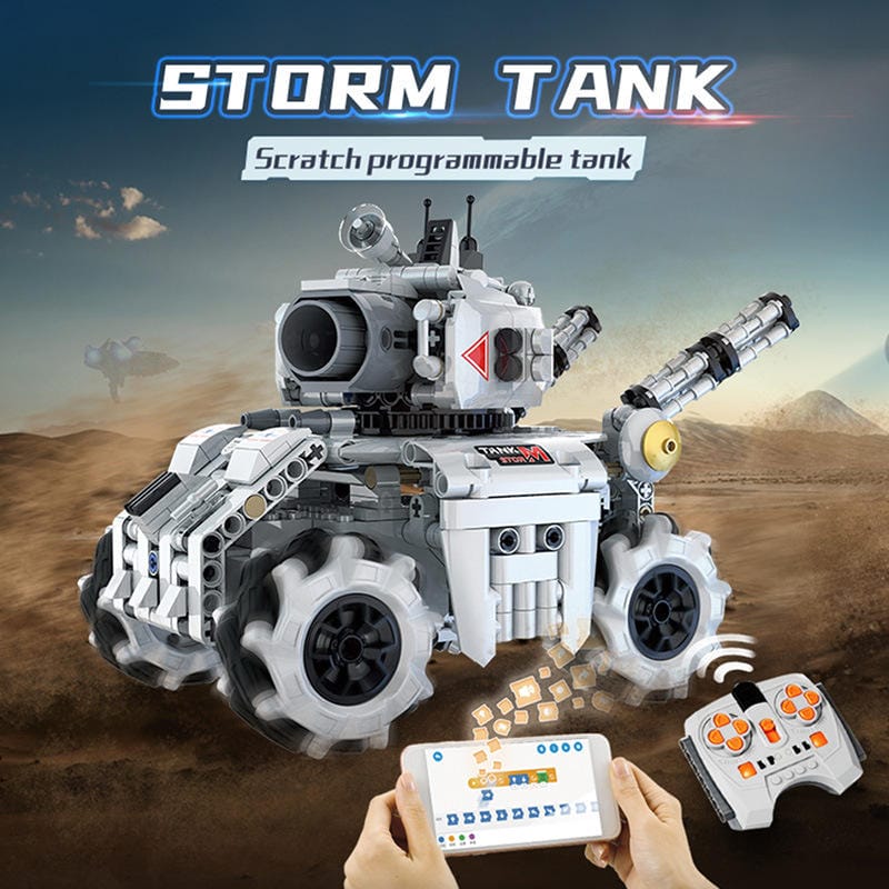 Cada C71012W Storm Tank Remote Control Car