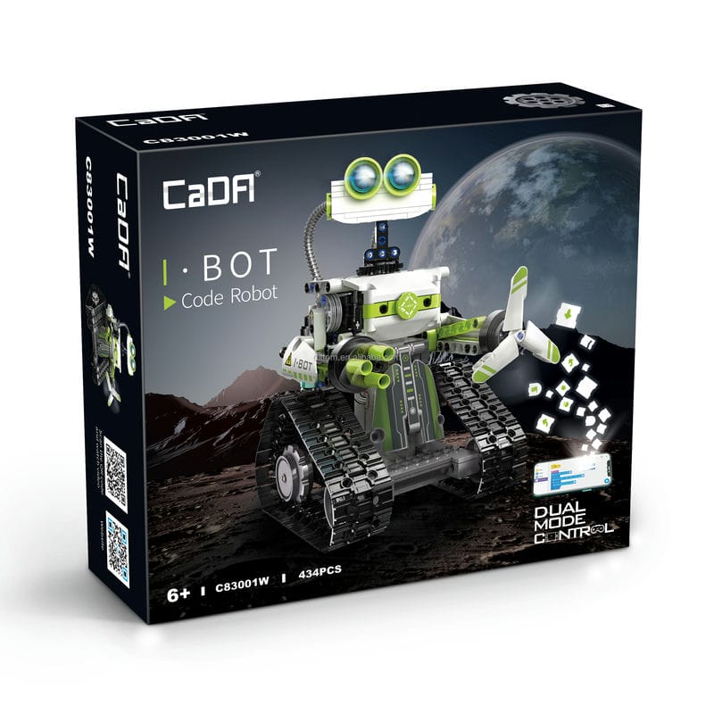 Cada C83001 Remote Control Robot With Motor Programming Robot Creator Moc