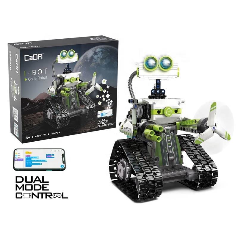 Cada C83001 Remote Control Robot With Motor Programming Robot Creator Moc