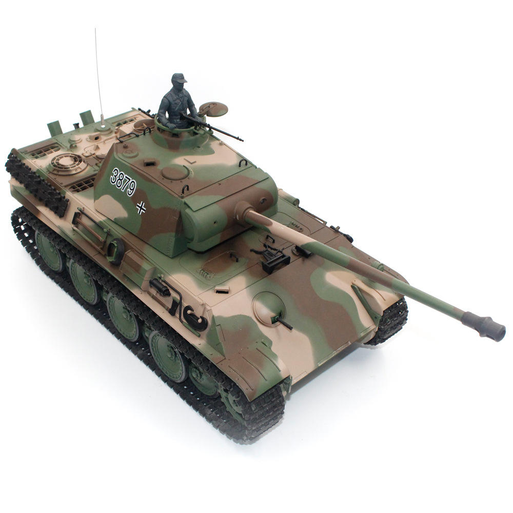 Wholesale Henglong 3879 2.4GHz German Panther Tank Military Professional Battle Model