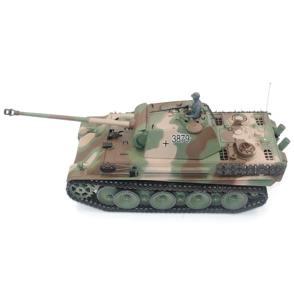 Wholesale Henglong 3879 2.4GHz German Panther Tank Military Professional Battle Model